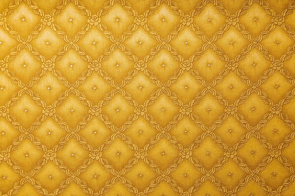 Yellow upholstery as a background