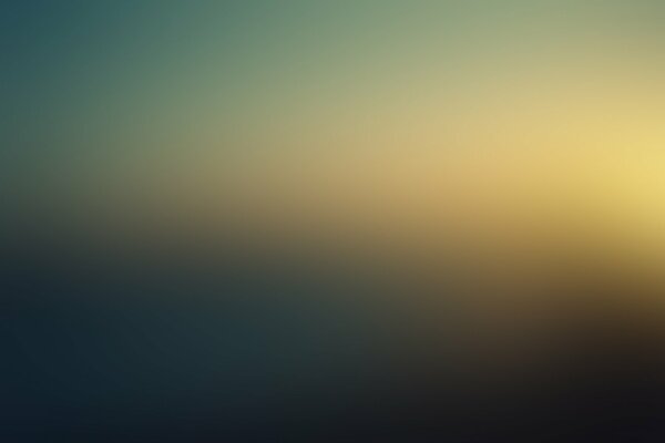 Blurred sunset at sea level