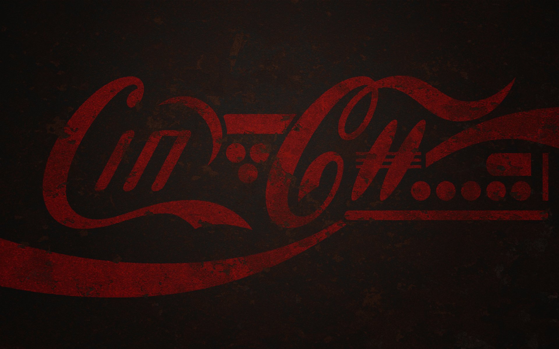 coca cola future logo metal paint rust
