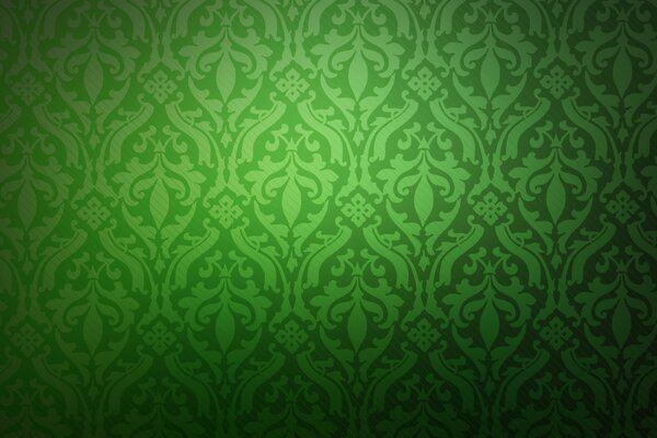 Green patterned malachite texture