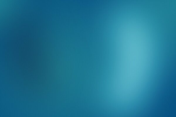 A ray of light in the abyss of blue color