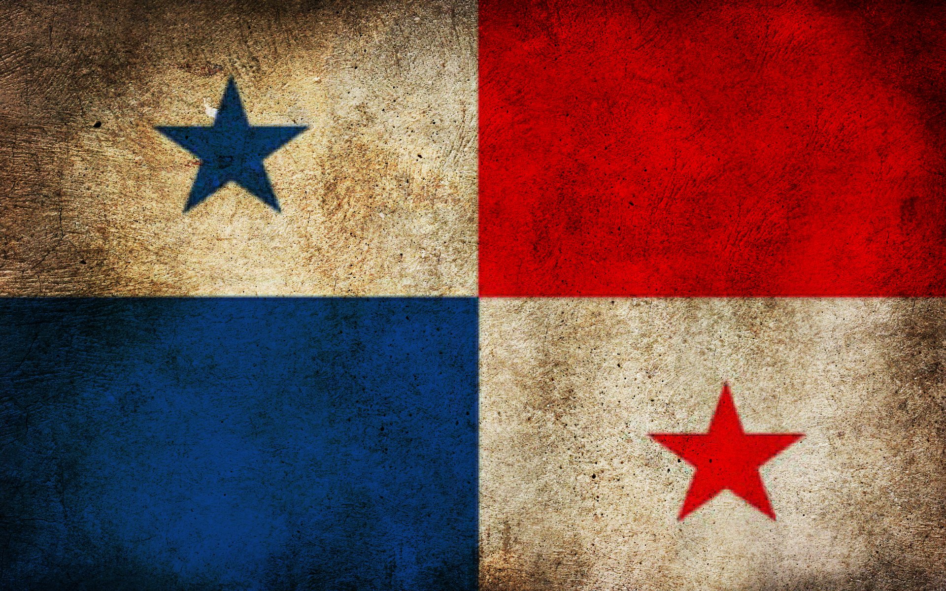 panama flag dirt