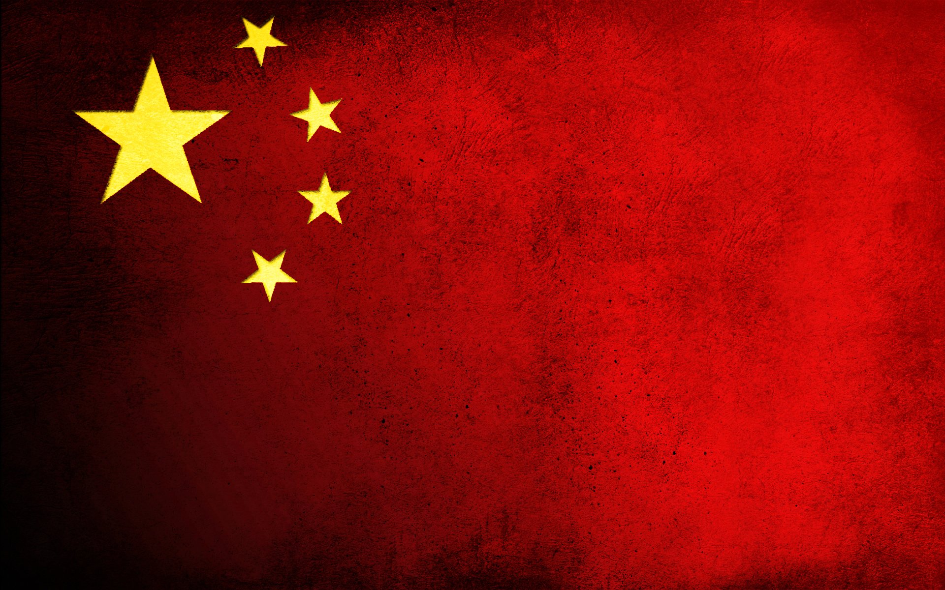 china flag red star dirt