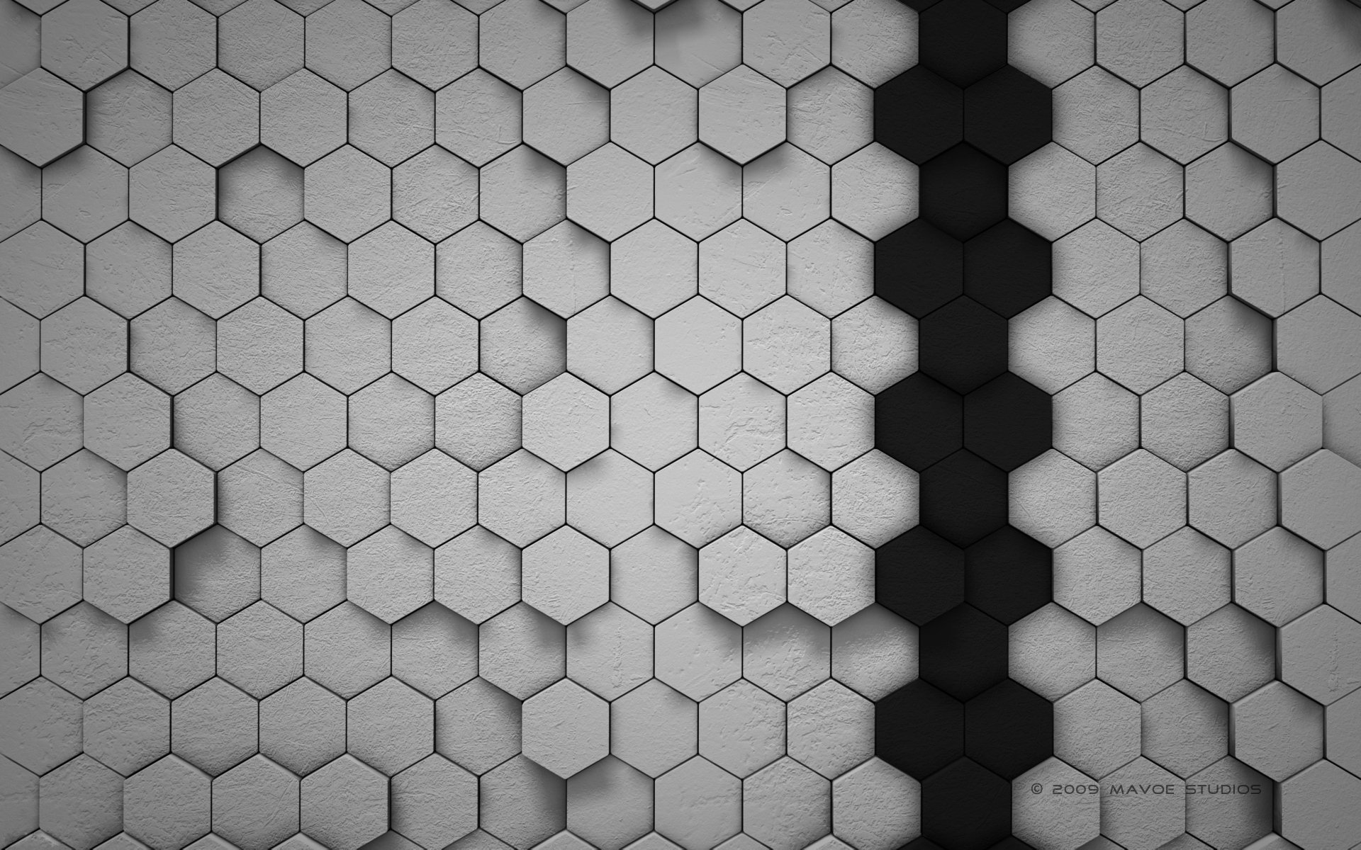abstraction of the cell grey black