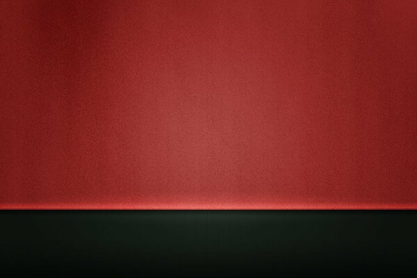 Red tile on the wall