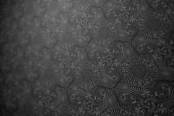 Unusual black and white patterns with tigers