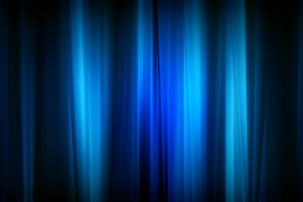 Pulsating lines on a blue background