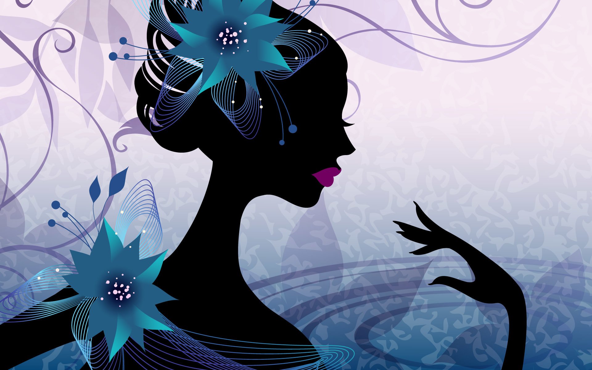 digital art silhouette style