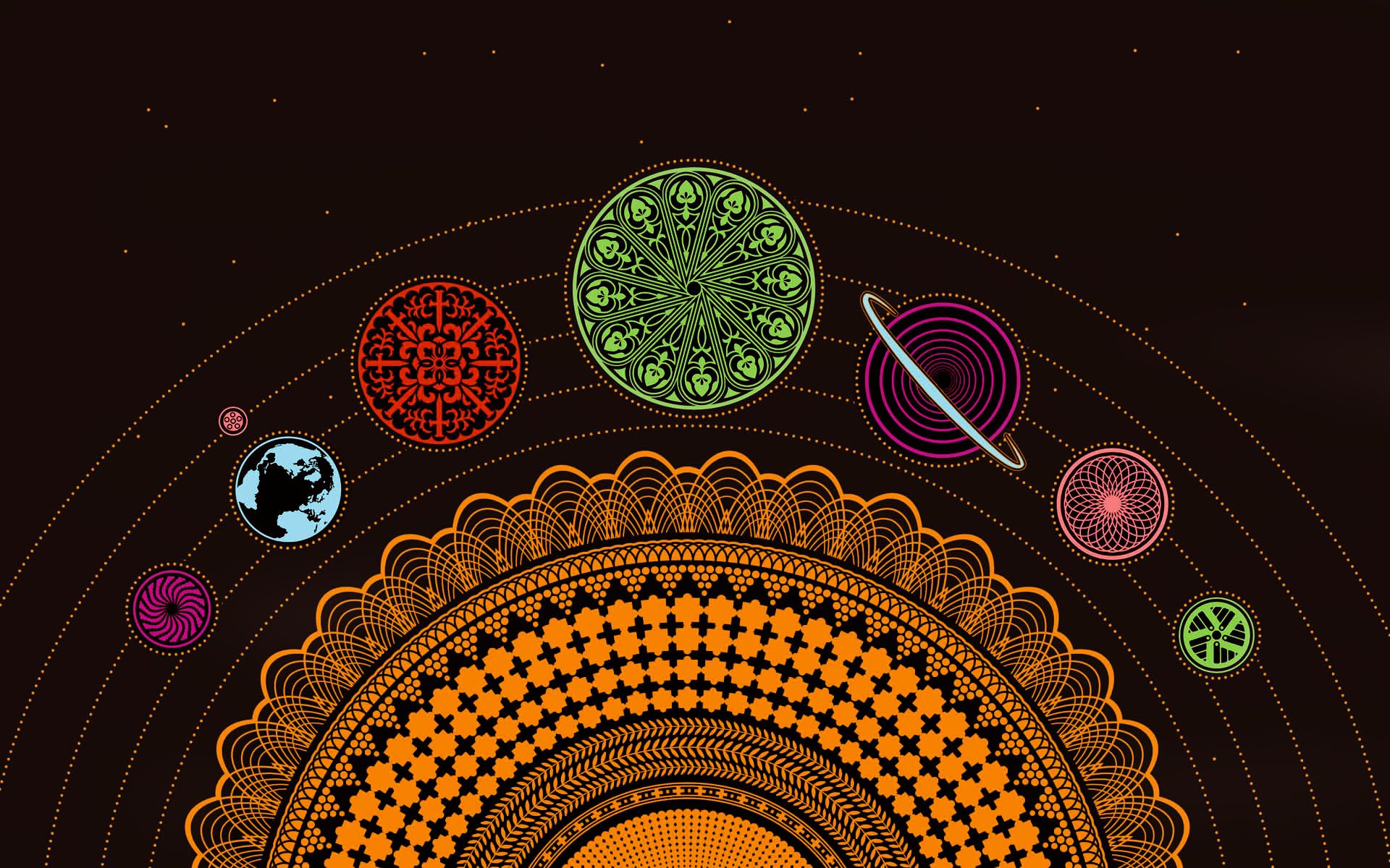 zune originals flowers picture wallpaper solar system