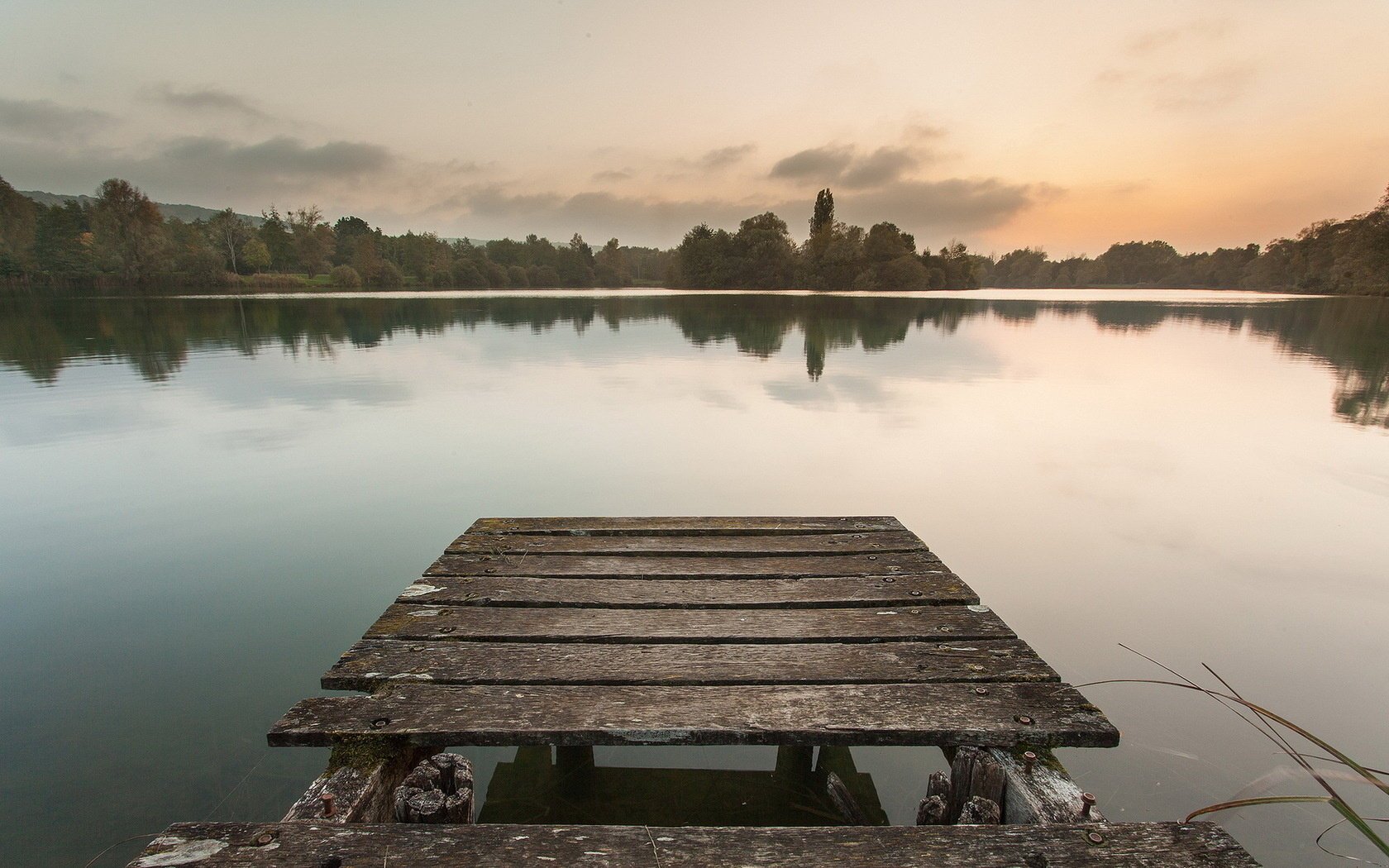bridge lake landscape