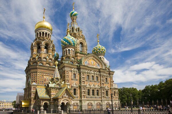 Saved on the cross in St. Petersburg