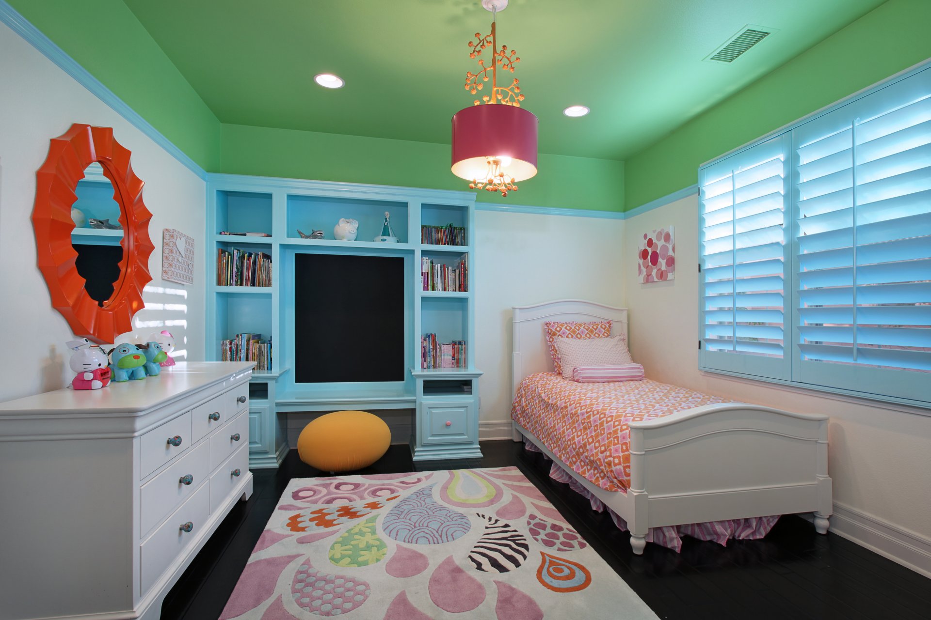 interior design bedroom children s bed chandelier photo