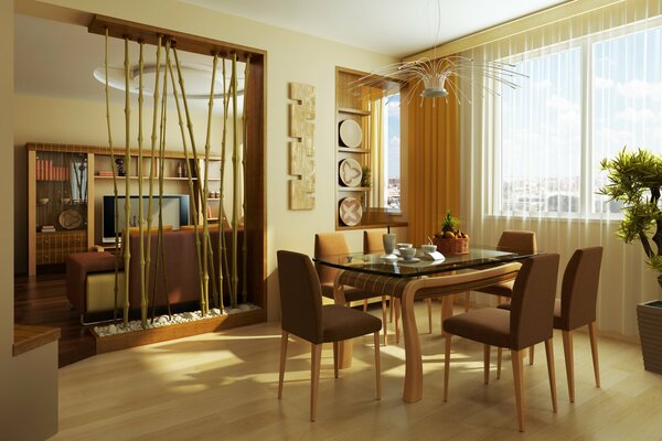 The interior of the house. 3d graphics. photo