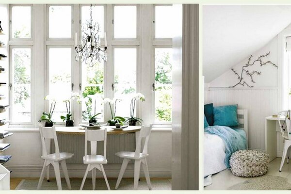 House design. Bedroom interior