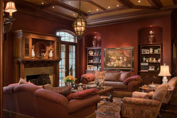 Fabulous old-style living room