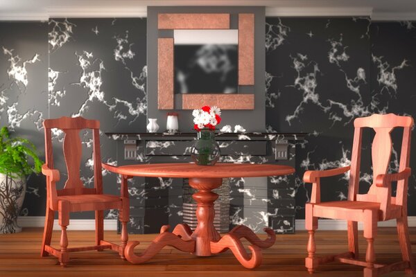 Dining area as an interior style