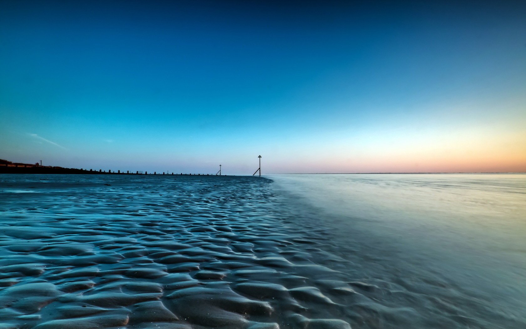 landscape sunset sea
