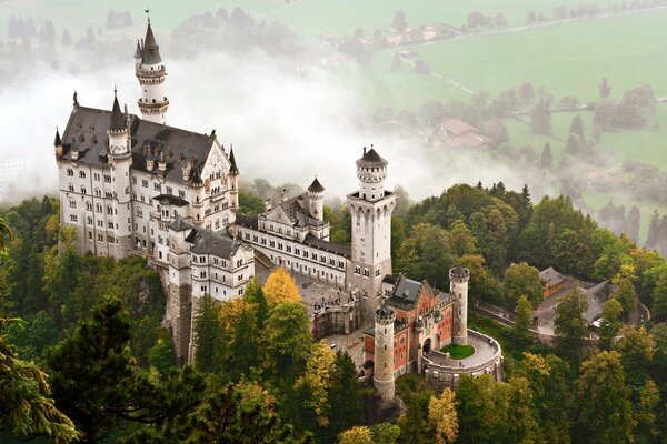 An old castle in Germany in Bavaria is shrouded in mystery