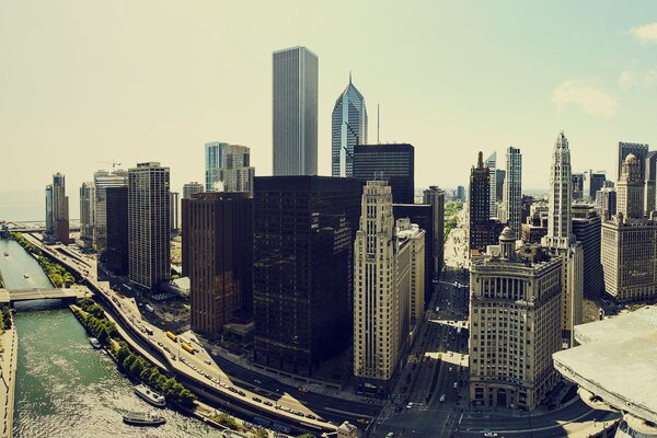 Skyscrapers of Chicago, USA