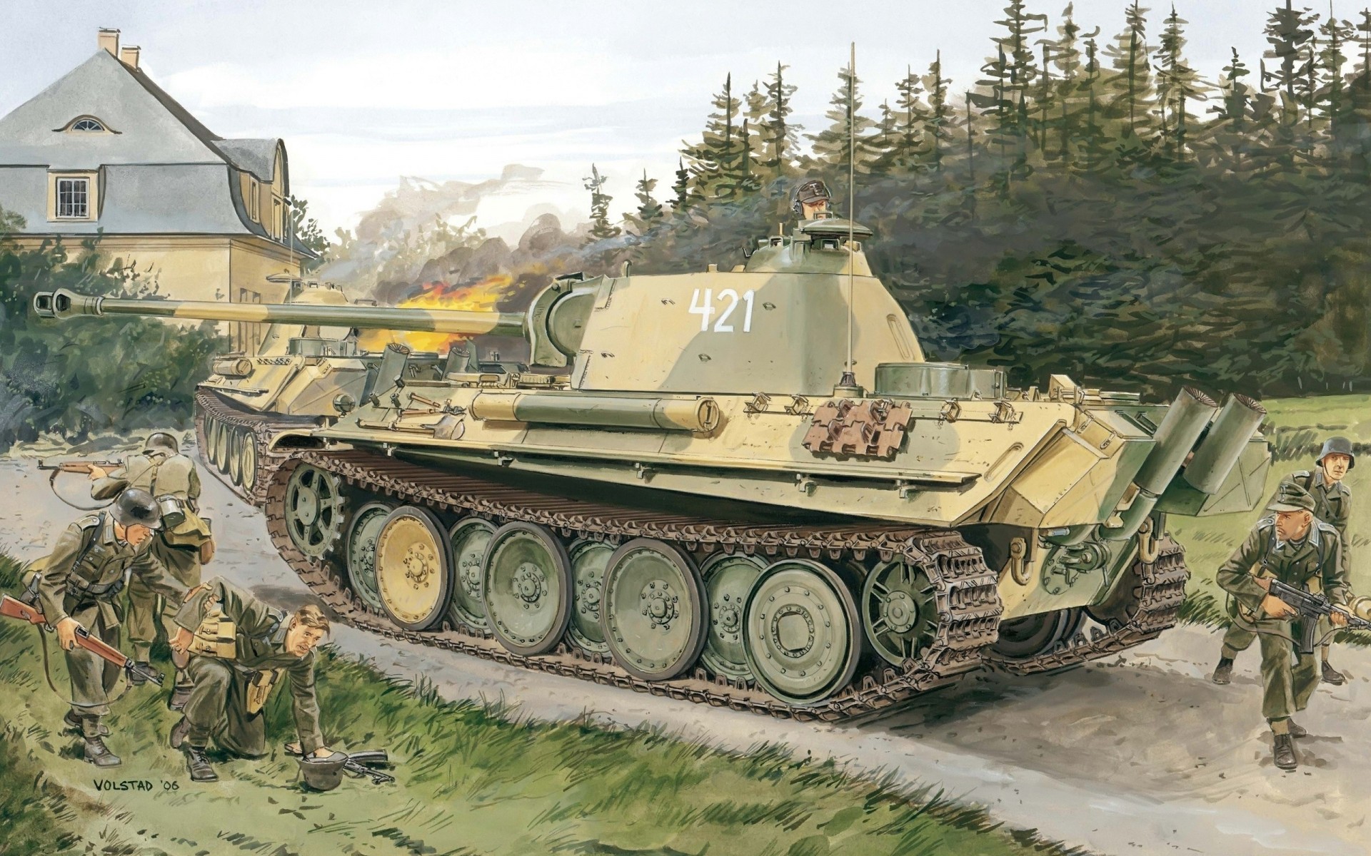 german panzerkampfwagen v medium-heavy tank picture