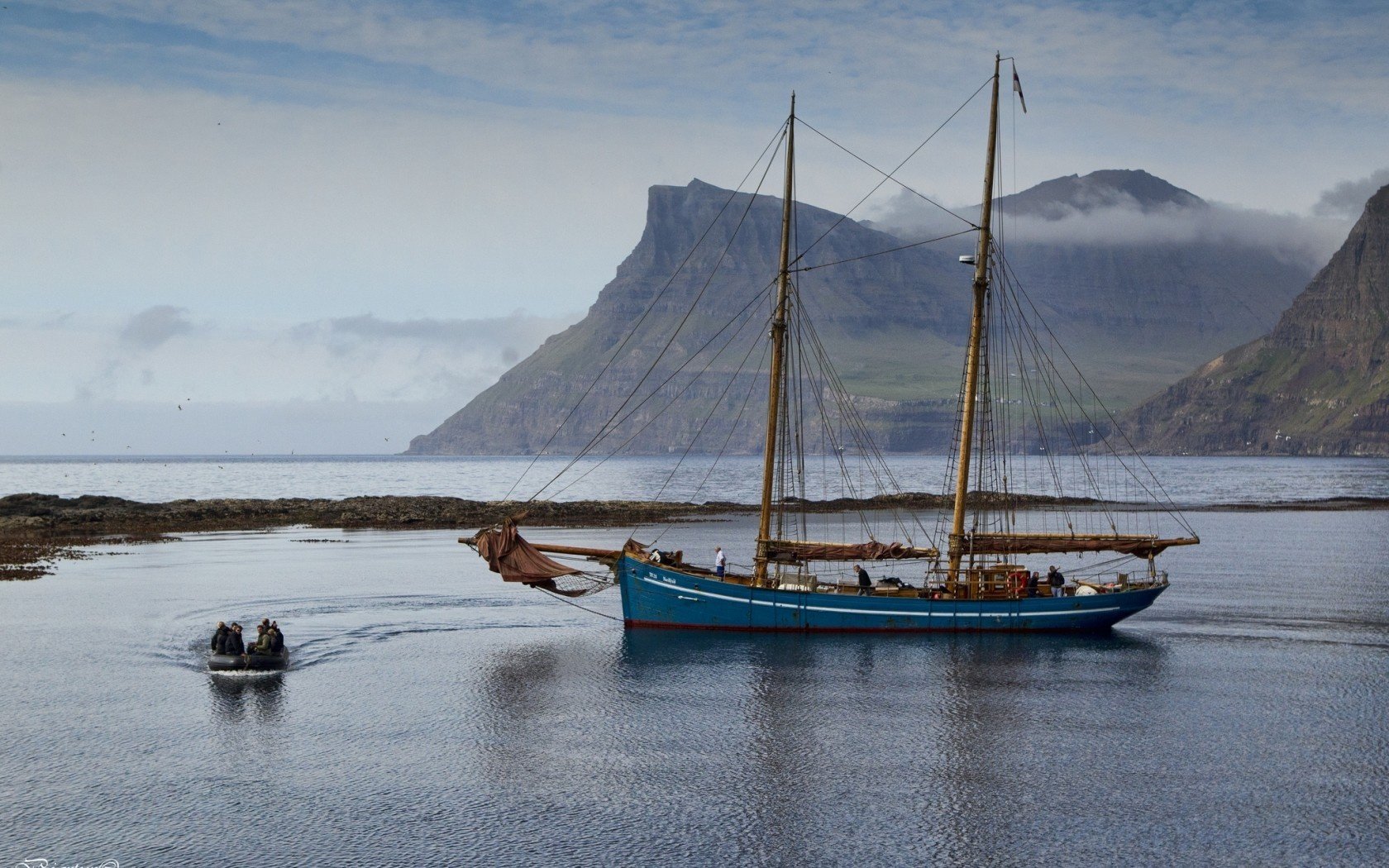 faroe islands faroe islands denmark denmark yacht mountain