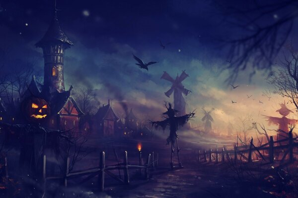 A nightmare on Halloween night