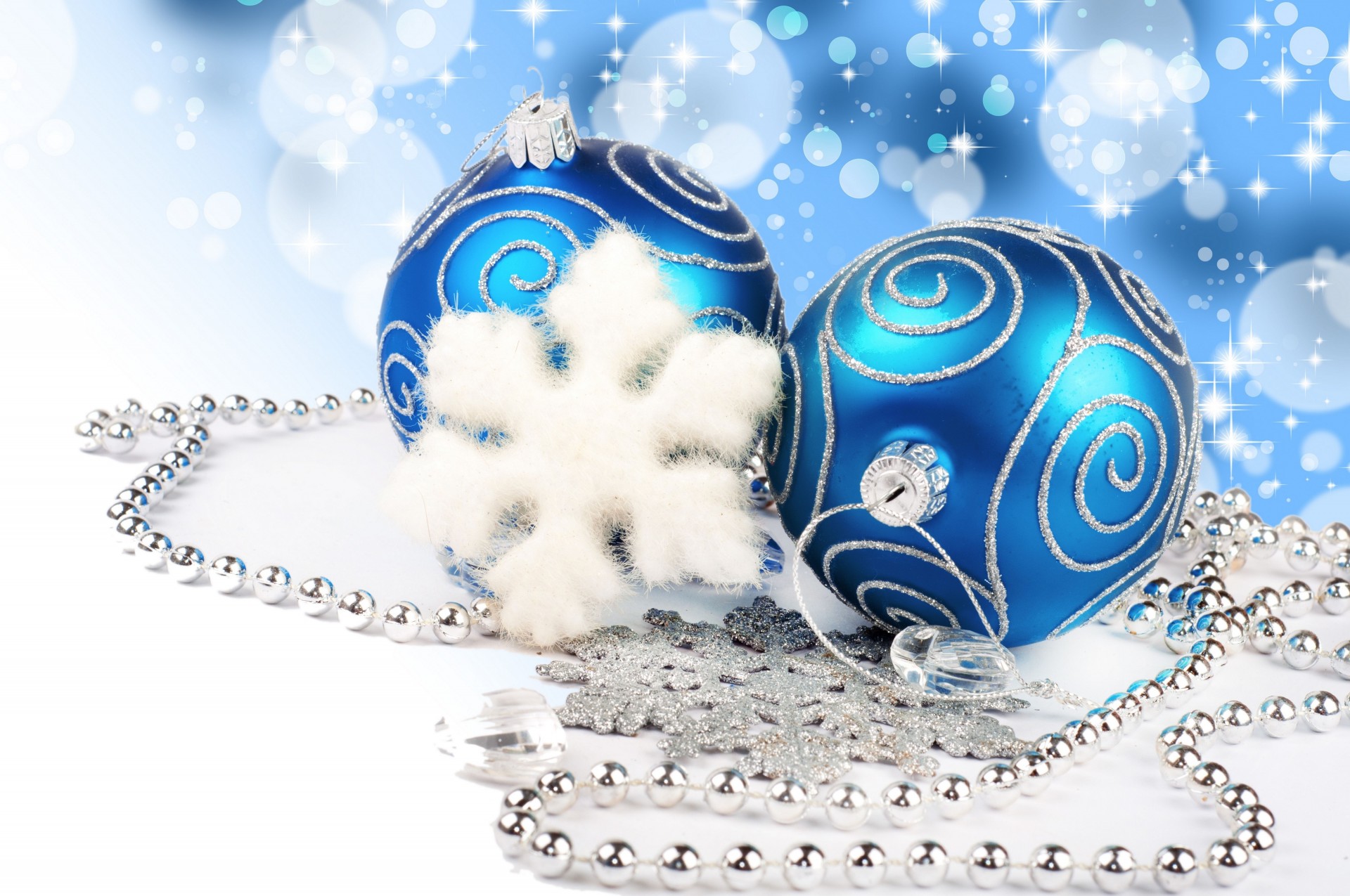 nowflakes crystals decoration balls bead