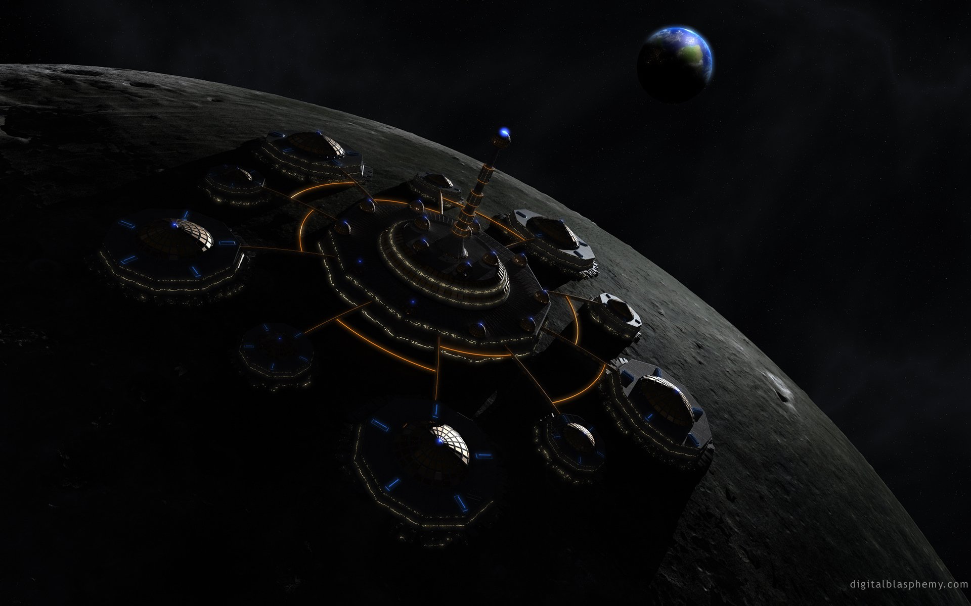 moon earth