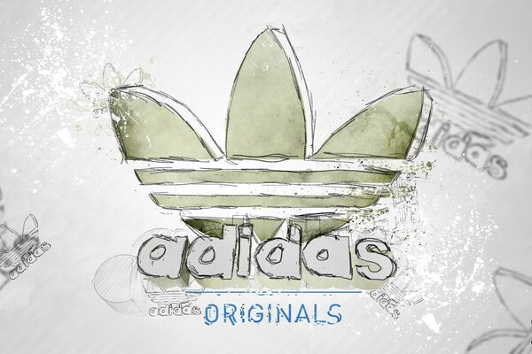Stylish brand name of a large company