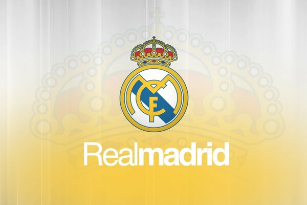 Emblem of the football club Realmadrid 