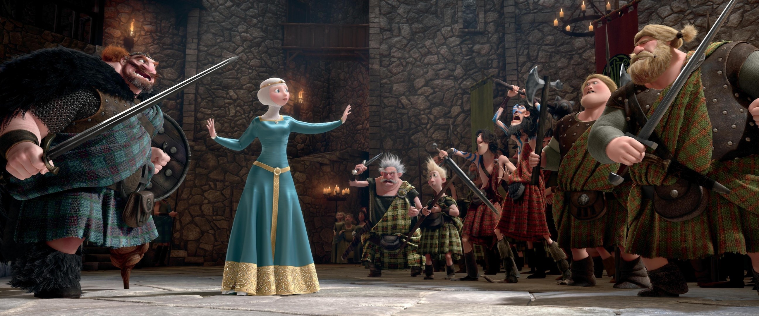 pixar red hair princess film movie merida warriors disney scotland king queen