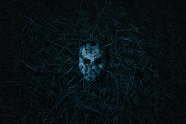 Mask on Friday the 13th, night horror