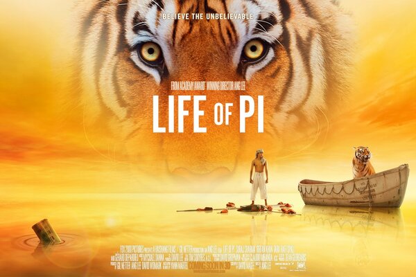 Poster for the film life of pi