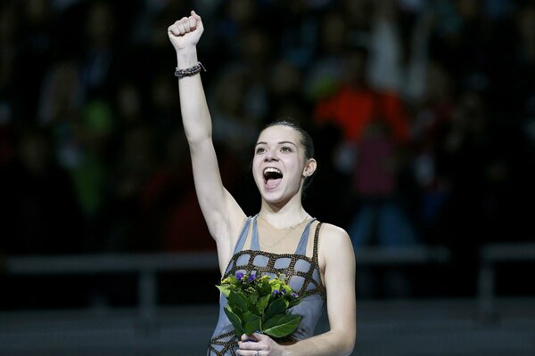 Adelina Sokolova at the Sochi 2014 Olympic Games