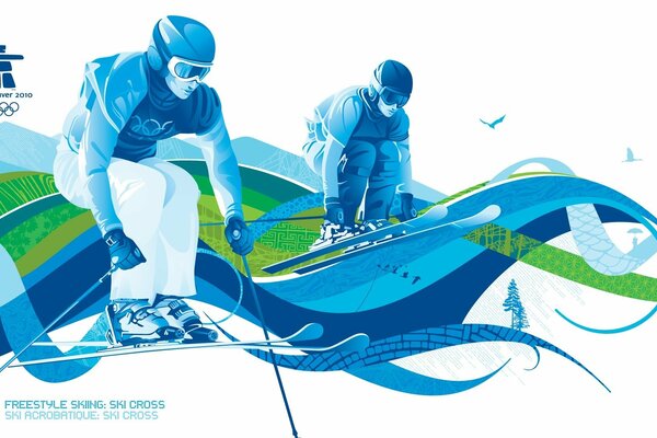 Winter sports advertising