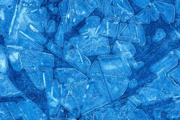 Textured winter drawing abstraction