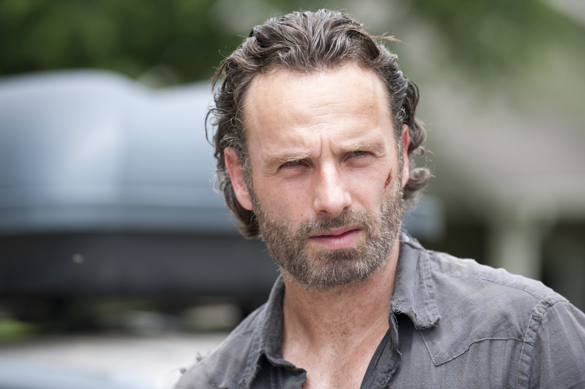 andrew lincoln face look walking dead walking dead