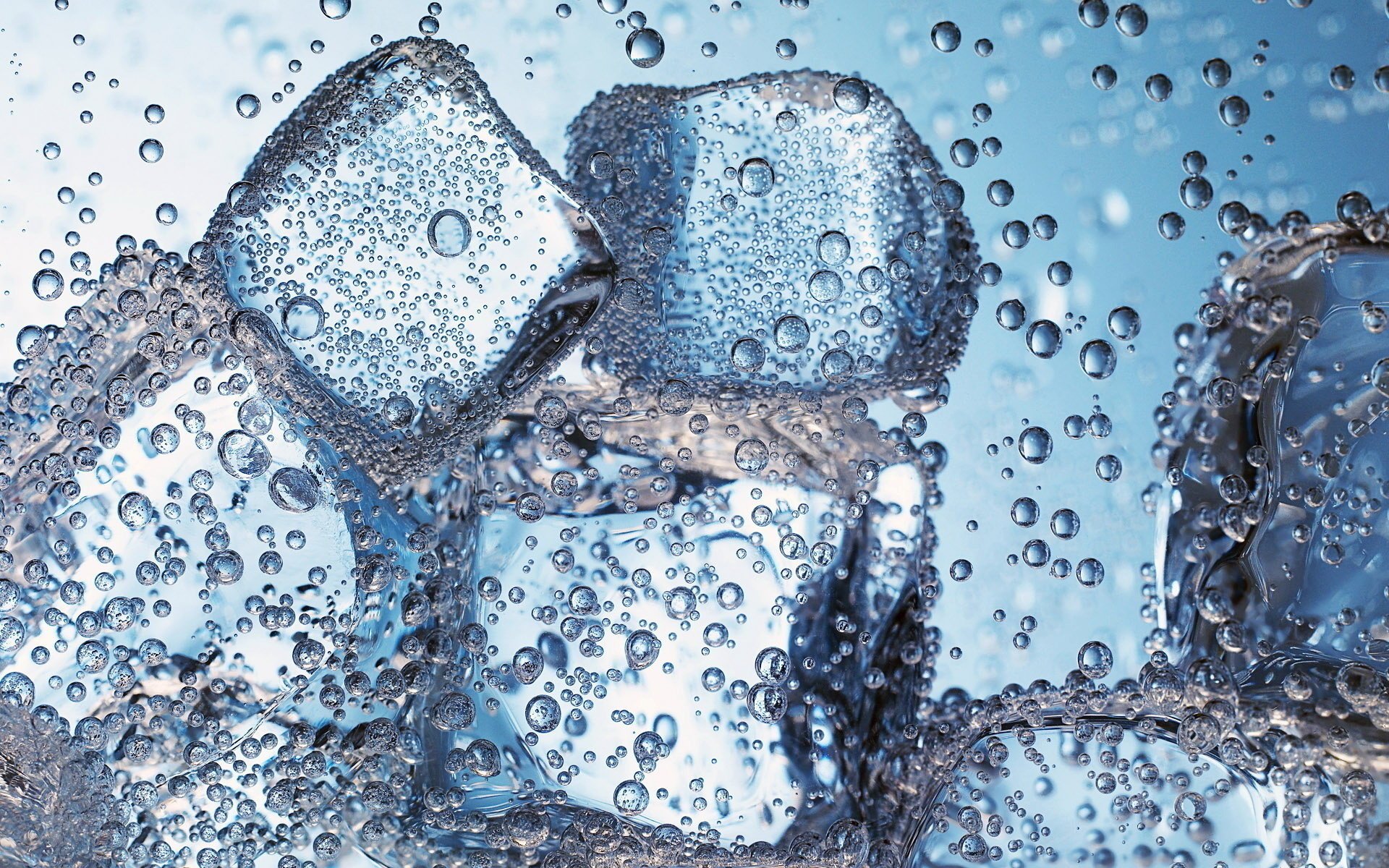 ice bubbles water