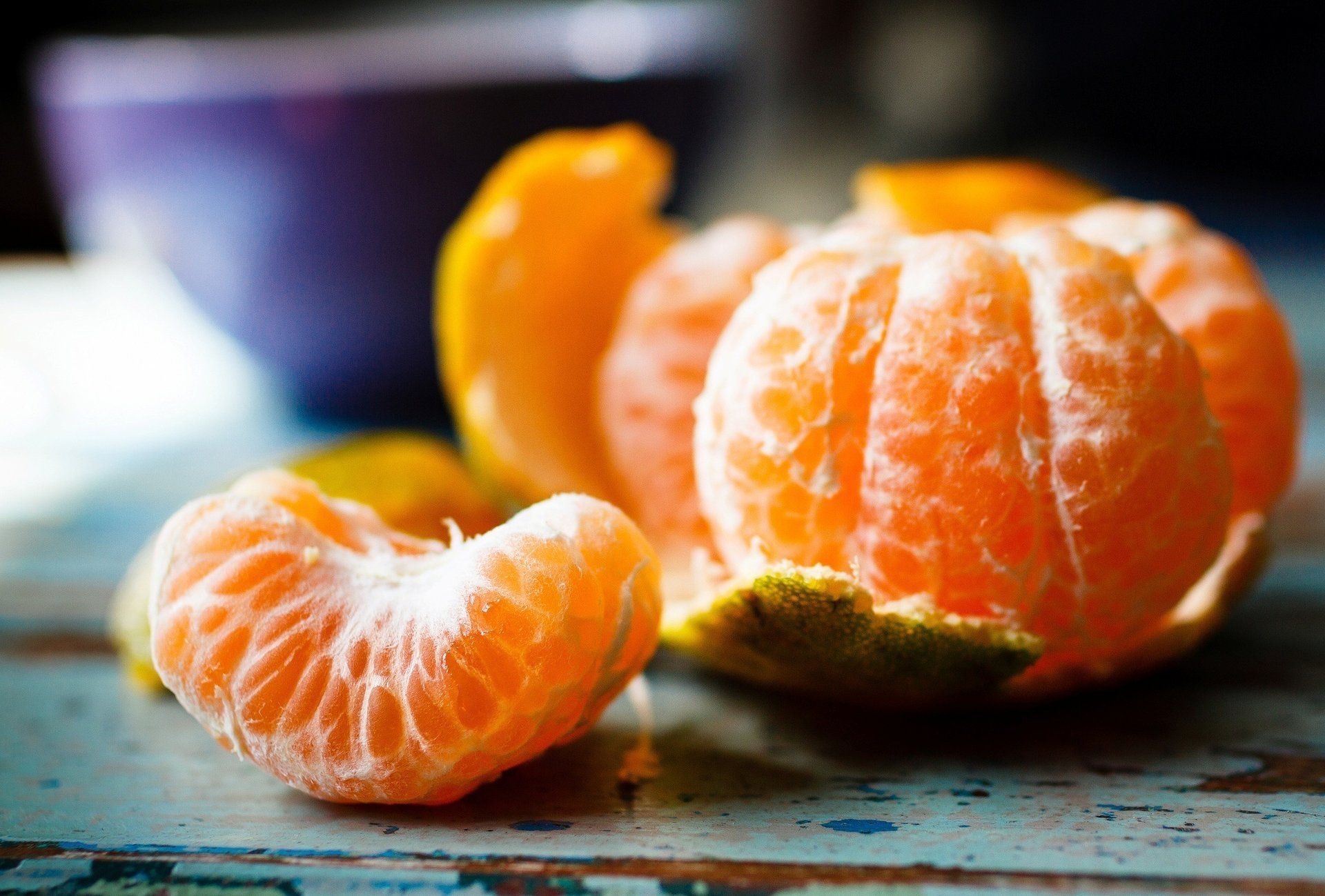 mandarin citrus peel fruit slice
