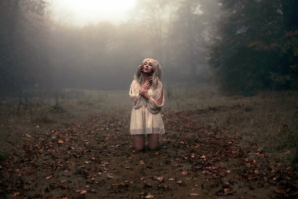 A girl waiting for affection and changes for the better