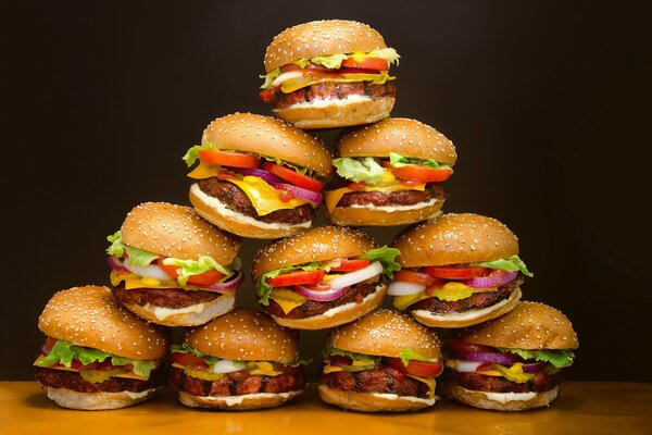Food hamburger patty bread