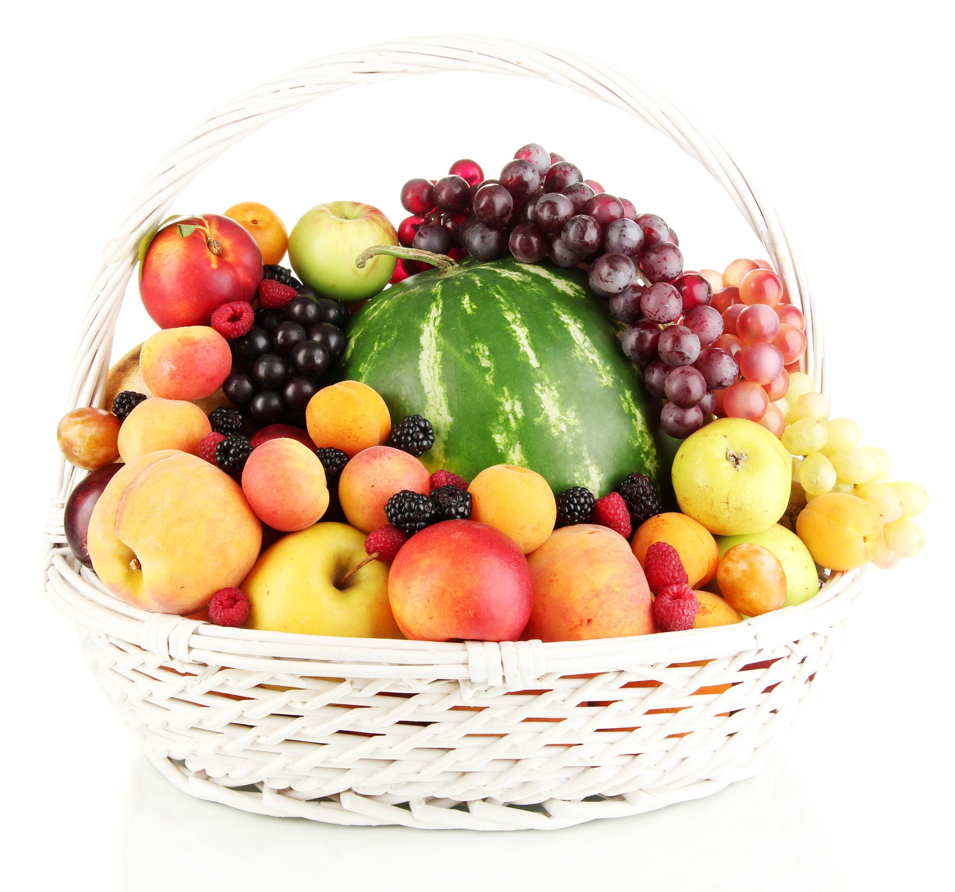 berries fruits shopping watermelon apples peaches nectarine plum apricots raspberry grapes blackberry