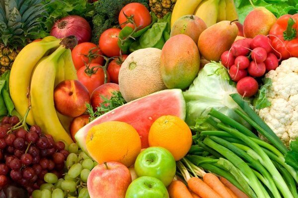 An abundance of plant-based food is everything for vegans
