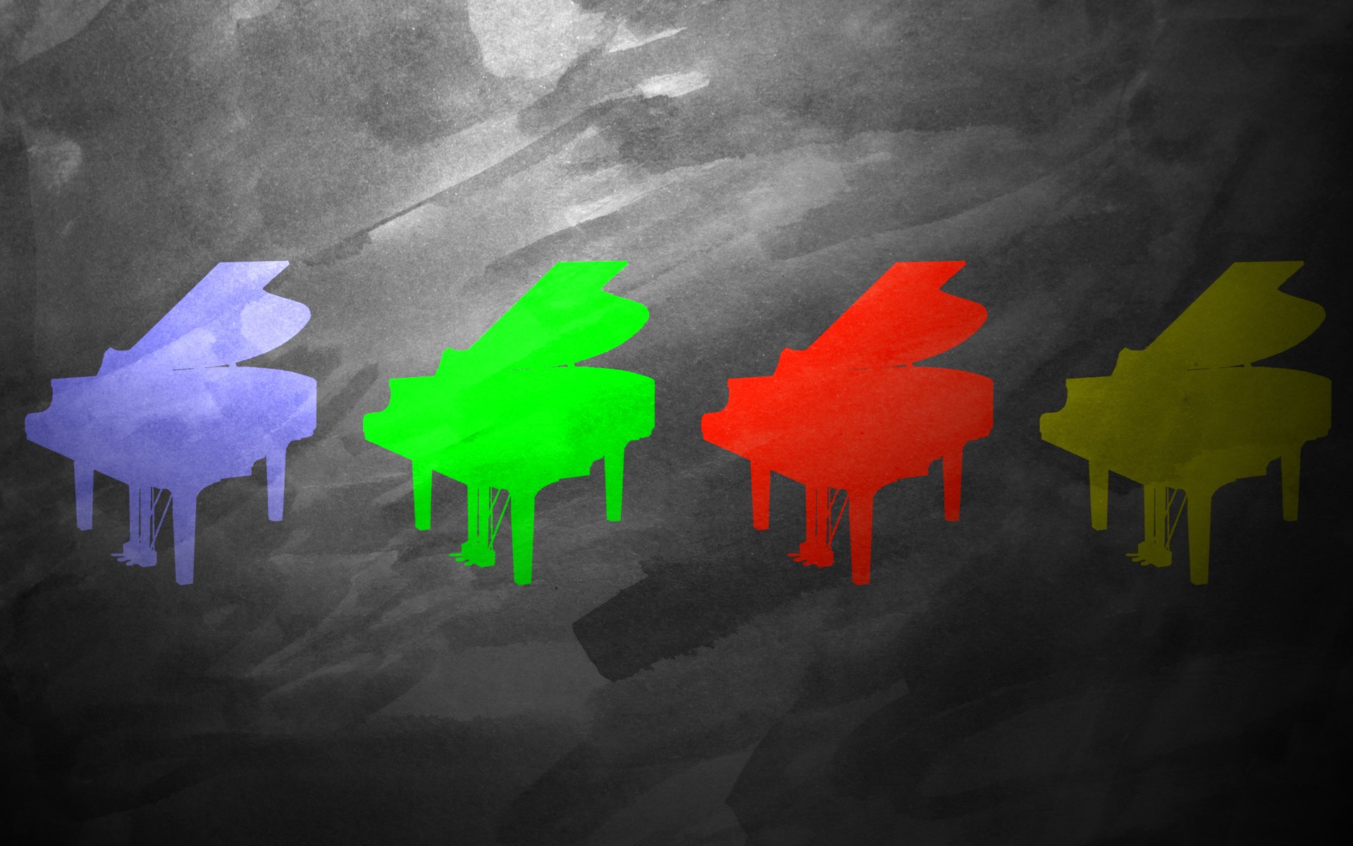 piano flowers textures abstract