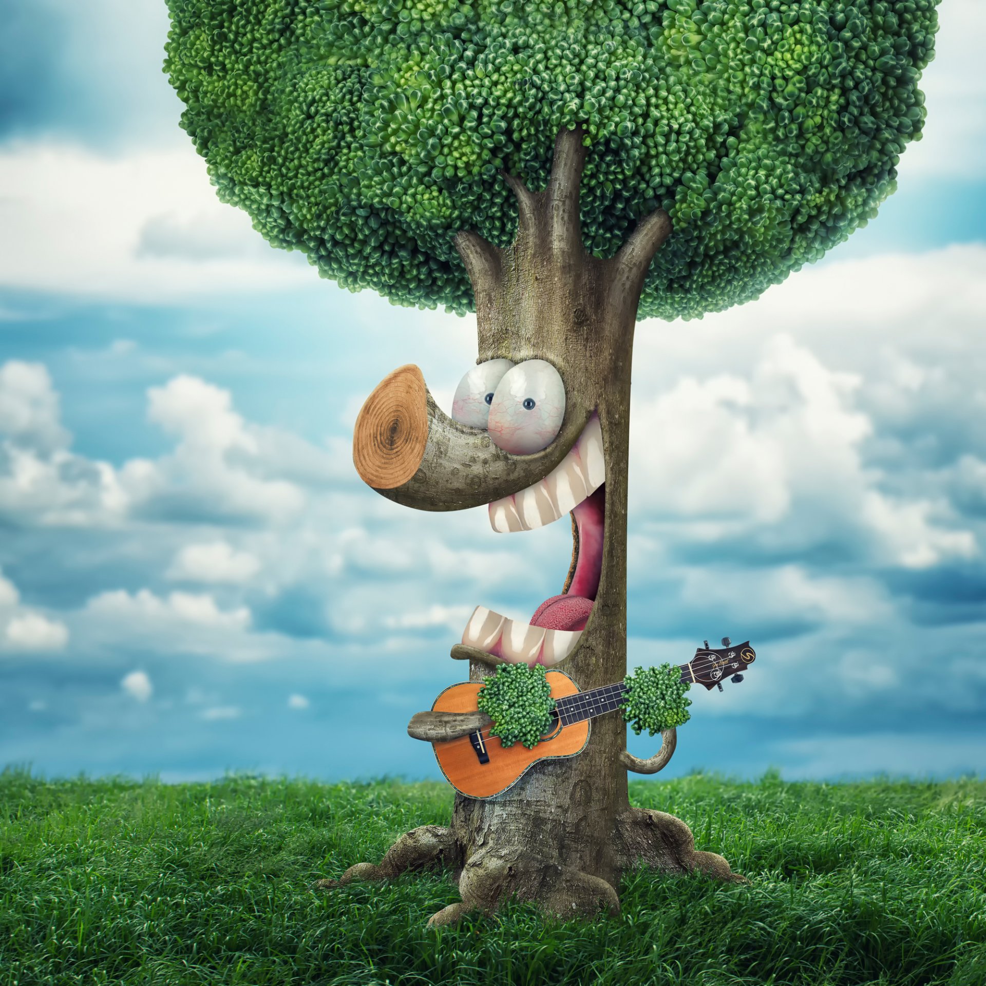 tree guitars song humor