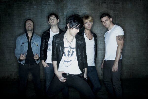 A group of alternative rock musicians