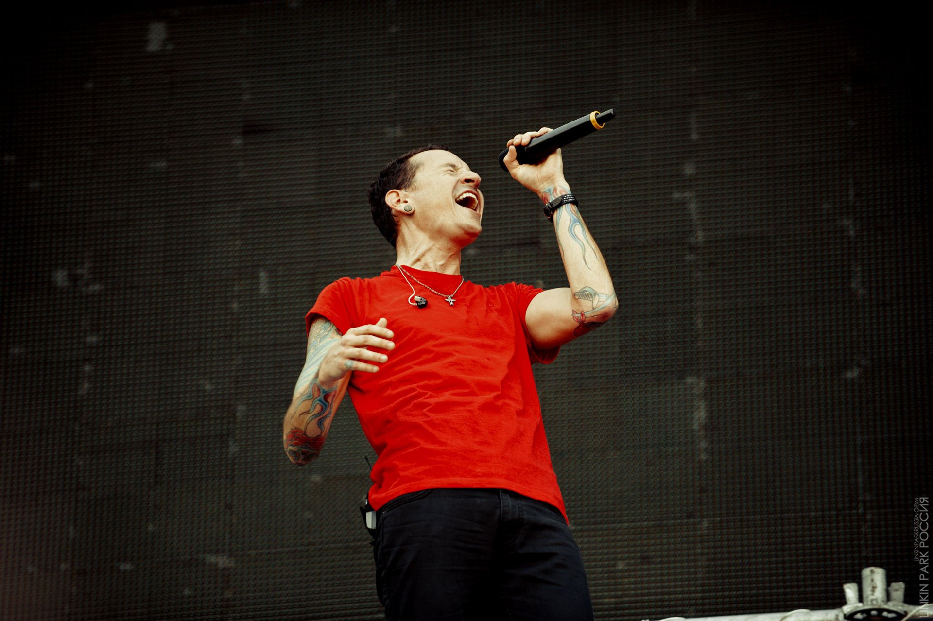 linkin park chester moscow