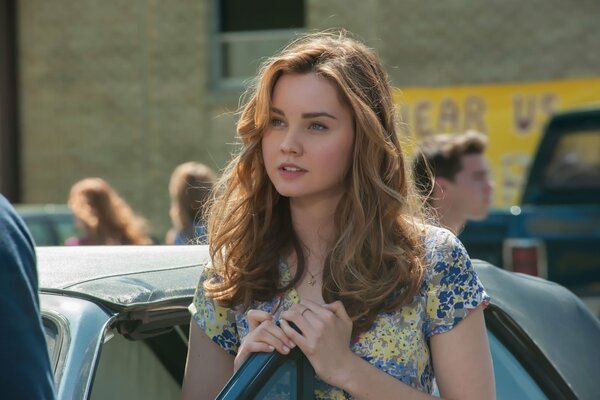 A young girl from the movie the best in me
