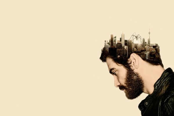 Jake Gyllenhaal with a beard