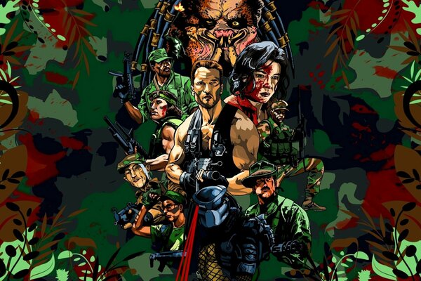 Beautiful arnold on a colored background